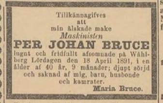 Per Johan Bruse och Maria Bruce